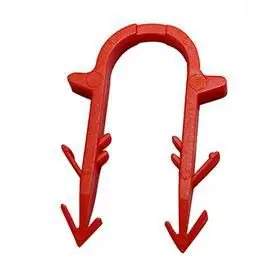 Agrafe de fixation REHAU longue rouge - 58 mm - 13406041001