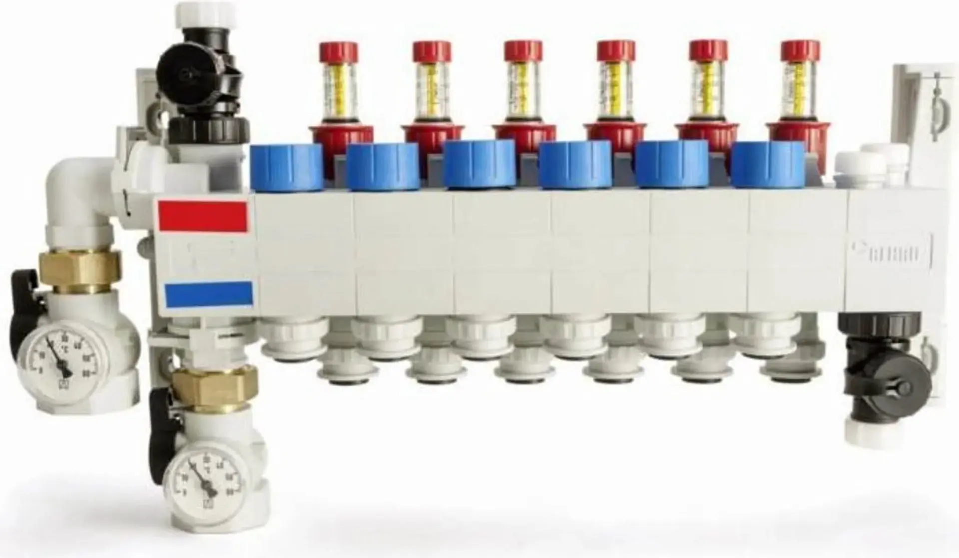 Collecteur compact REHAU 10 circuits - 14707801001