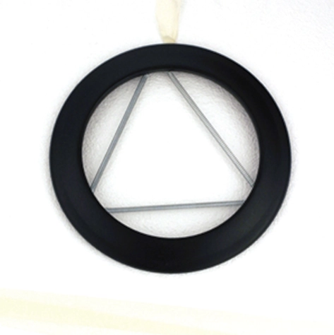 Rosace émaillé noir M Ø150 POUJOULAT ROS 150 ENM - 56150970        