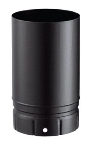 Tuyau émaillé noir mat 1000 Ø180 L.1000-180 ENM POUJOULAT - 58180905            