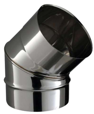 Coude 45° inox SOI à facettes soudées Ø150 POUJOULAT cd 45-150 SOI - 52150721       