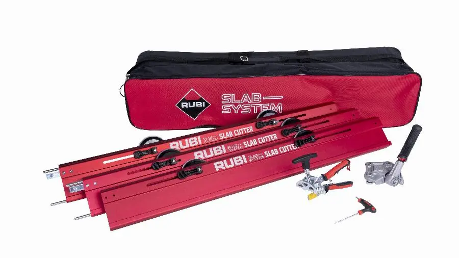 Coupe carreaux SLAB Cutter G3 RUBI pour carreaux XXL épais. 3mm à 1cm Lg.330 cm - 16900