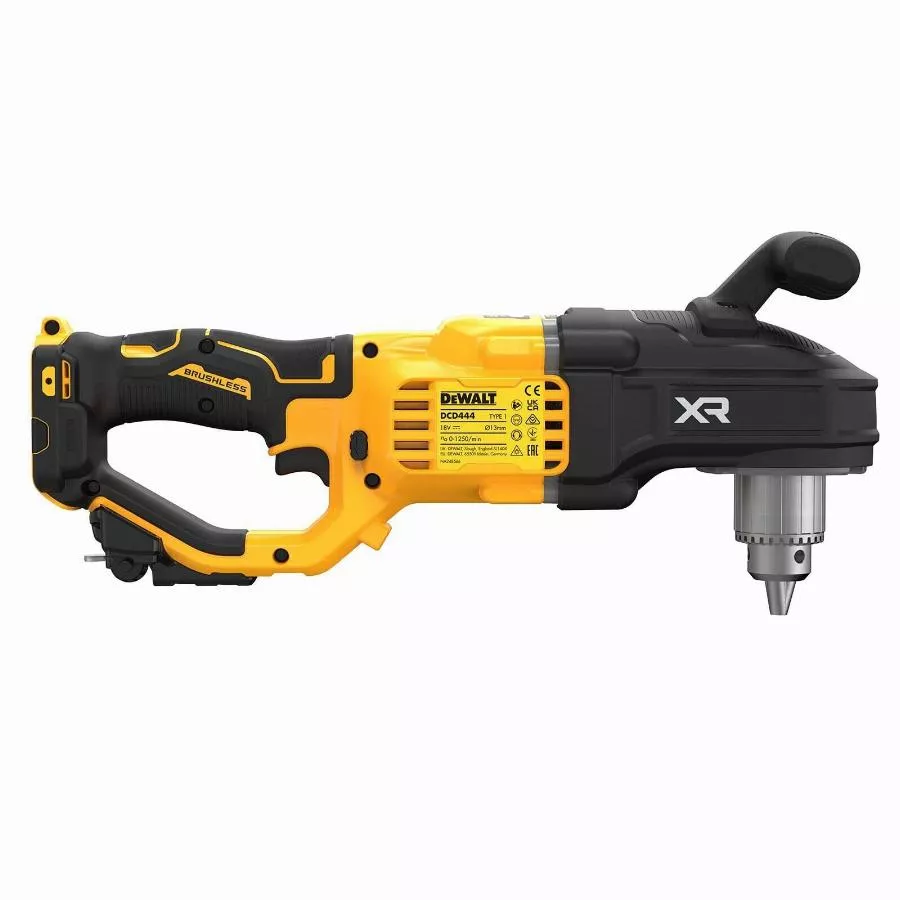 Perceuse visseuse d'angle XR 18V Brushless - DEWALT - Sans batterie, ni chargeur - DCD444N-XJ