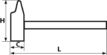 Marteau rivoir tri matière SAM OUTILLAGE - 310-TM