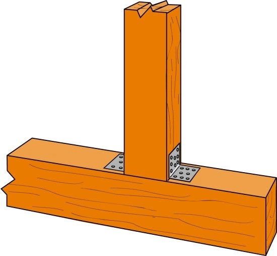 Équerre simple SIMPSON - A40xB62,5xC62,5x2,5mm - ES10/40