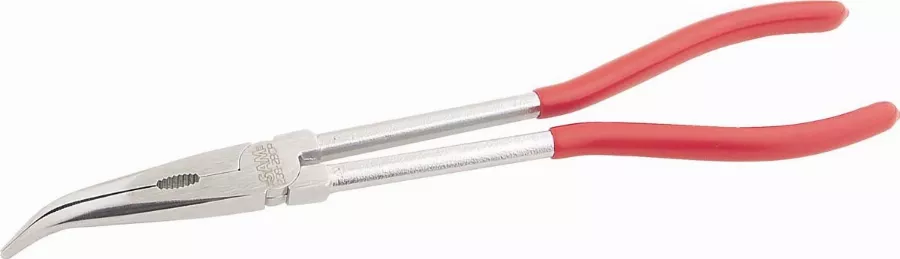 Pince bec demi rond coude extra longue SAM - 23928CP