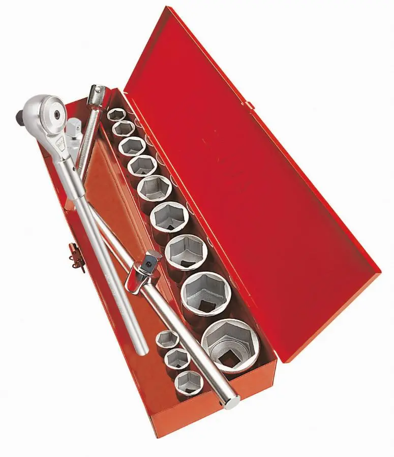 Coffret douilles et accessoires 3/4 - 17 outils SAM - 78CH16