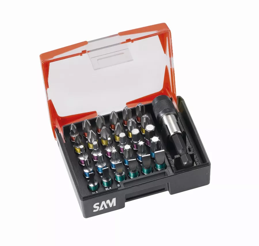 Coffret 31 embouts de vissage SAM - EMB31C
