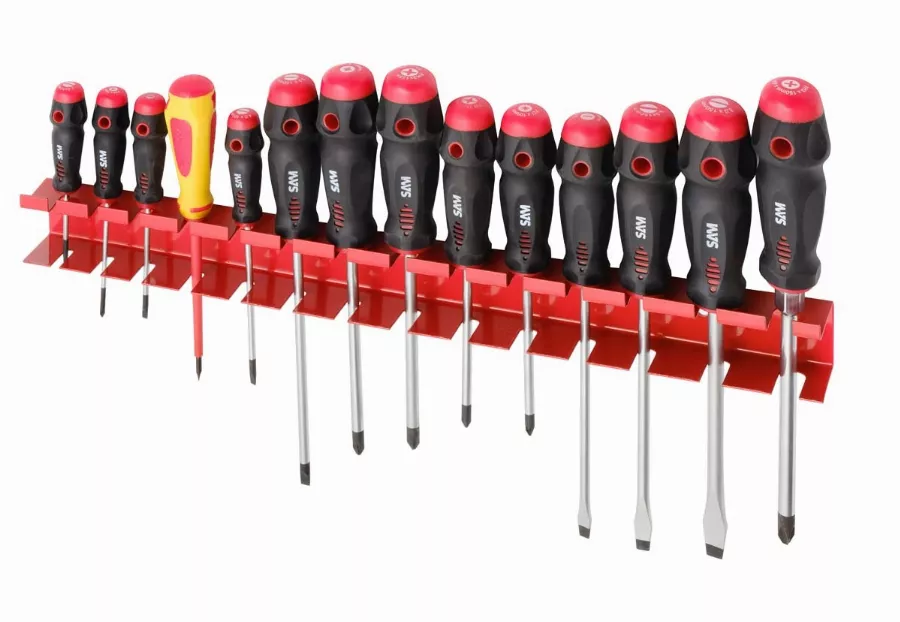 Jeu de 14 tournevis sur rack SAM - TAJ14B