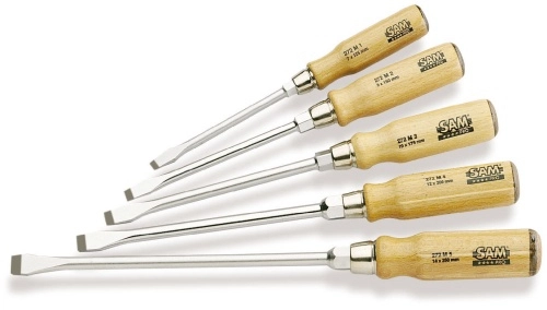 Jeu de 5 tournevis bois mecanicien SAM - TWMJ5