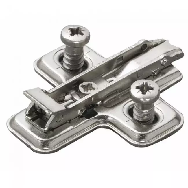 Embases cruciformes à clipser avec vis Euro prémontées - SALICE - BAVGM09F