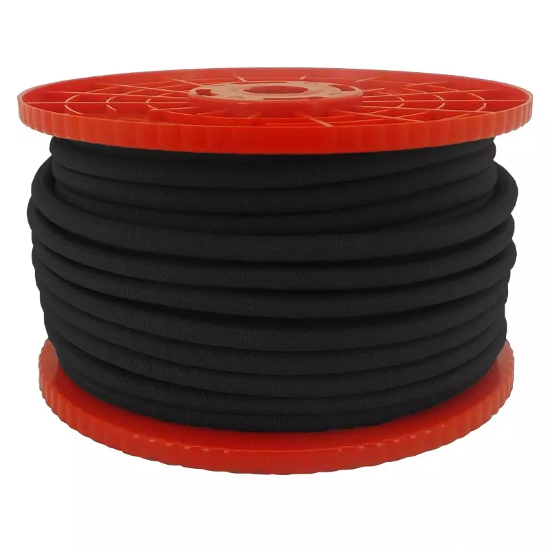 Bobine sandow gaine polyéthylène tressé VISO Noir Ø8 - L.35m - SL802NB/35