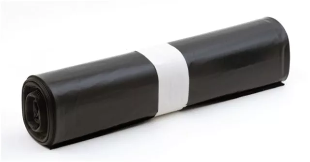 Rouleau de 20 sacs poubelle CRISTAL HYGIENE noir 150L 50 microns - SB13C5NR