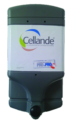 Distributeur CELLANDE Eco-Concept - 4L pour poche de savon - DISANVTRECE