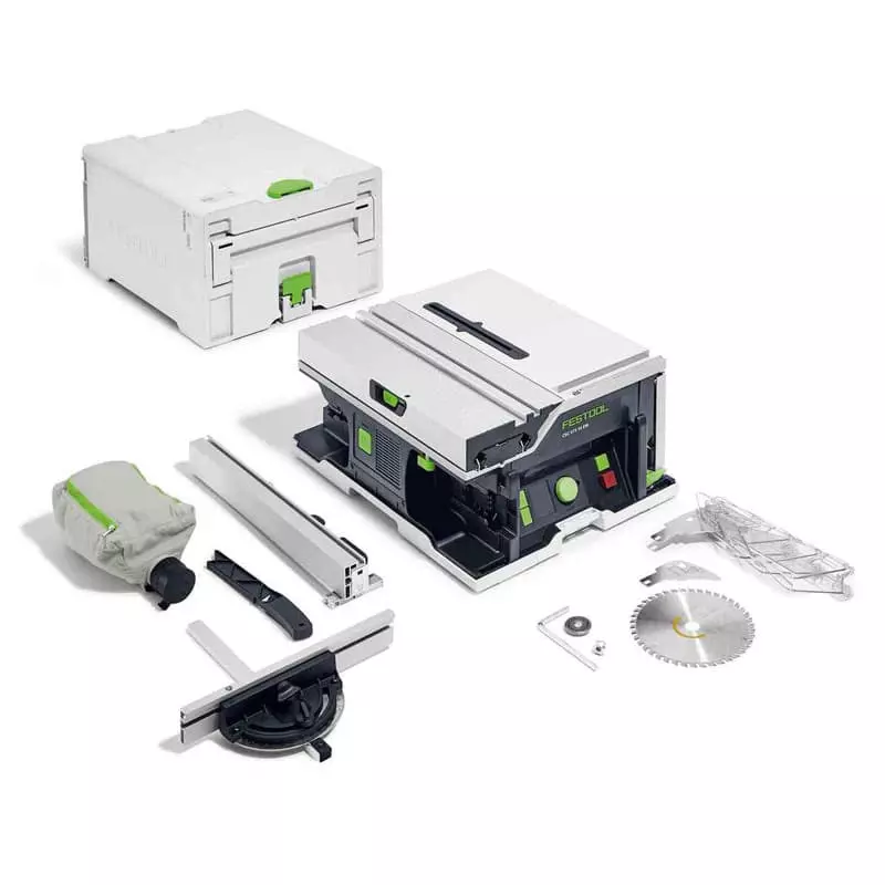 Scie circulaire sur table sans fil 36V (2x18V)  CSC SYS 50 EBI-Basic - FESTOOL - sans batterie ni chargeur - avec accessoires - 576820