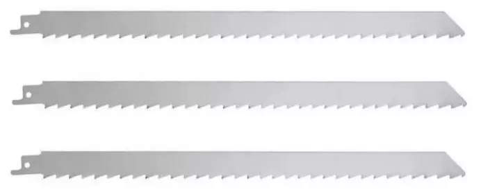 Lame scie sabre 225x19x1,25 4D HCS VIRUTEX Blister 3 pièces - 6531051