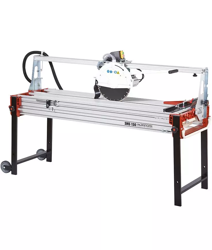 Scie à eau sur table SMS150 avec 1 disque secteur SCX Ø 300 mm - Longueur maximale de coupe de 150 cm - RAIMONDI - 12112SCX