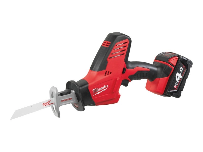 Scie sabre MILWAUKEE C18 HZ 402B - 18V 4.0Ah - 2 batteries, chargeur, sac de transport - 4933441340