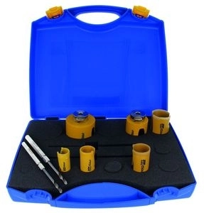 Coffret trépan muti-construstion RISS ProFit - Ø 22 à 68 mm - 2 forets Ø 8 et 10 mm - 09082268D 
