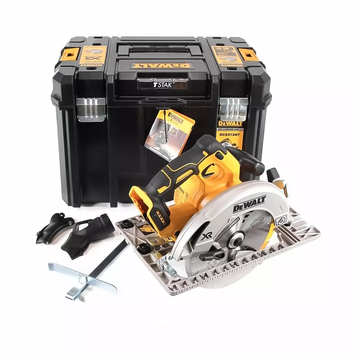 Scie circulaire XR 18V 184 mm - DEWALT - sans batterie ni chargeur - coffret - DCS572NT-XJ
