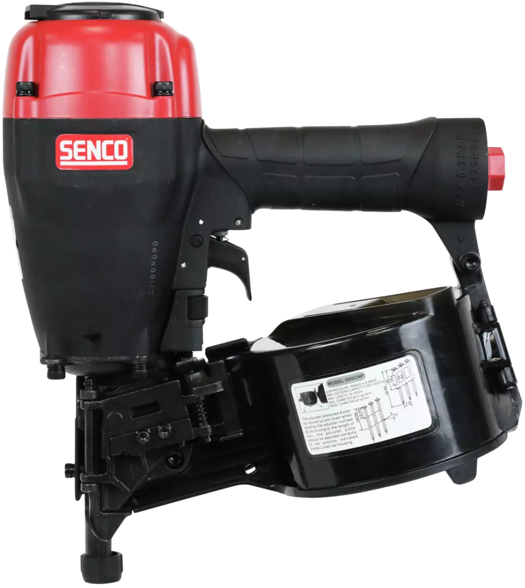 Cloueur pneumatique à rouleaux S65CNP - 16° pour clous de 32 à 65 mm - SENCO - 8G2001N