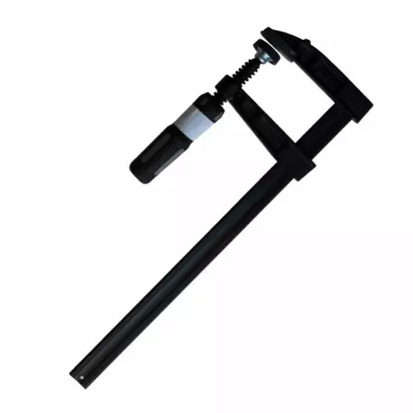 Serre-joint à manche saillie 80 mm - section 22 x 6 mm - L. 250 mm - LEMAN - 7070.187.025