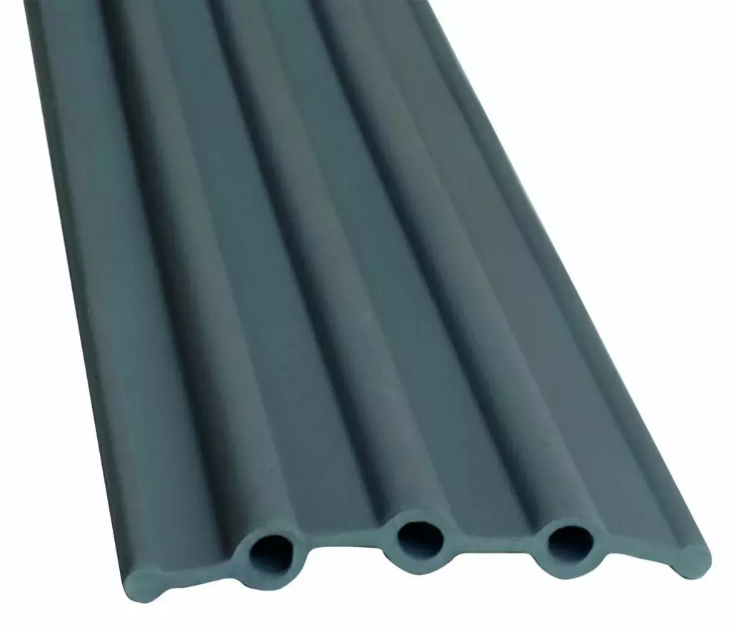 Joint de protection anti pince-doigt - WATTELEZ -  avec 2 RAIL + 8 VIS L.70MM L.2050MM GRIS - 606059G