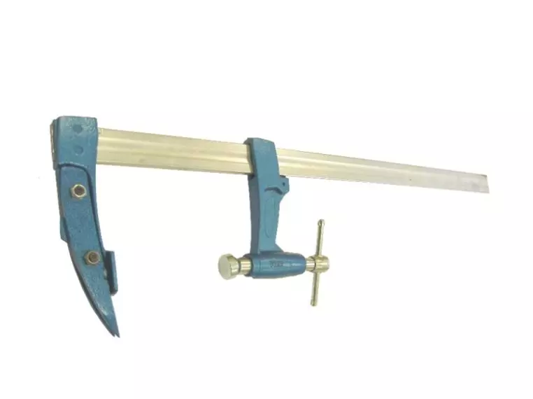 Serre joint charpentier URKO - serrage 600mm - saillie 120mm - rail 35x8mm - 4003J