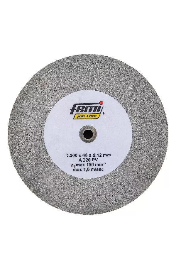 Meule Ø200 x 40 x 12 mm Grain 220 FEMI - SH23-020