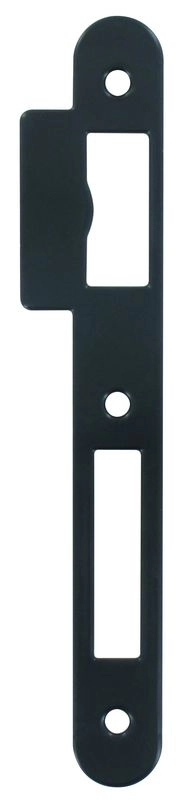 Gâche plate MARQUES pour coffre 725 - Double empennage - Laqué noir - 1725H00015