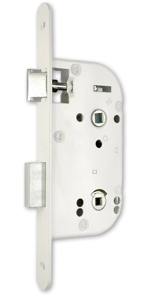 Coffre axe 40 NF métalux bec de cane condamnable aspect inox EURO-ELZETT - sans gache réversible - G841XOD7K4L 