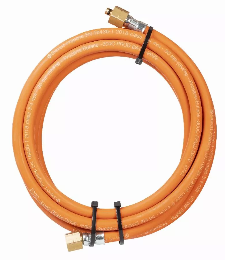 Tuyau à proprane 4 m, diam 4mm 2 RAC 3/8G Fix-tournant +1 PIV3/8G - SIEVERT - SI780021