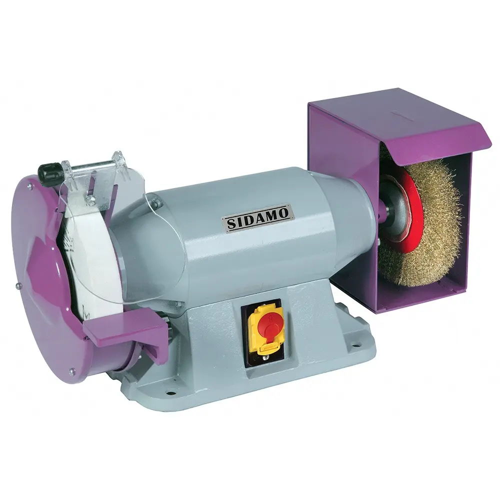 Touret meule - brosse EXPERT 200 TBT - 400 V tri - SIDAMO - 20113605