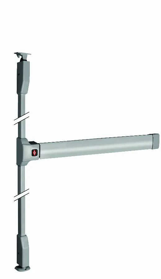 Fermeture anti-panique JPM Push bar 90+ - 2 points haut et bas - 1141 mm - Blanche - PJ2100-68-0A