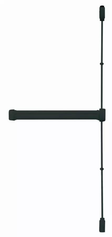 Serrure anti-panique coupe feu Fluid noir 3 points haut/bas/latéral JPM - 900 mm - FL3090-02-0A