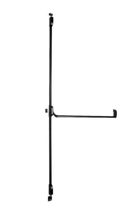 Serrure coupe-feu Idea ISEO 3 points latéraux + haut/bas - Noir - 9413113554A