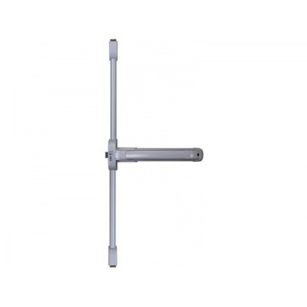 Serrure coupe-feu Push Idea 3 points latéraux + haut/bas ISEO barre grise 840 mm - Gris - 942308477TA 