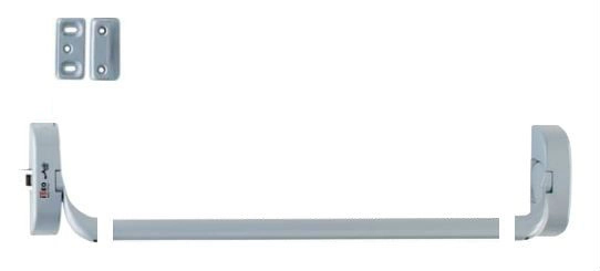 2 Supports IDEA barre + 1 mécanisme H/B + 1 gache et cales d'épaisseur ISEO - Blanc - Non coupe feu - 9414000405