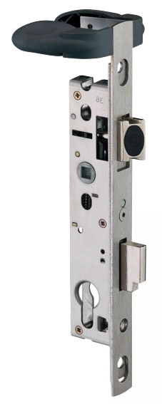 Serrure 1 point Sécurité enfant portail piscine ASSA ABLOY - Larg. coffre 45 mm - 2268.45 