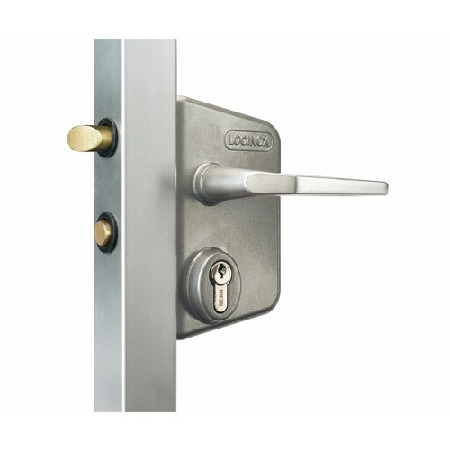 Serrure avec cylindre LOCINOX pour profil carré 40-50-60 mm - LCKX40