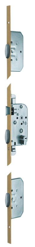 Serrure 5000 T204 VACHETTE - Axe 50 - 3 pênes latéraux oblongs - Tétière 2040 - 18011000