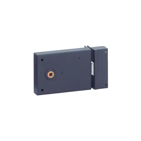 Serrure bec de cane réversible horizontale noir époxy 110x80 mm THIRARD C6 - 000110