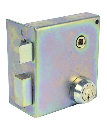 Serrure en applique monopoint JPM SAS - verticale à fouillot - 5 pistons - 3 clés - Gauche - 900400-032A