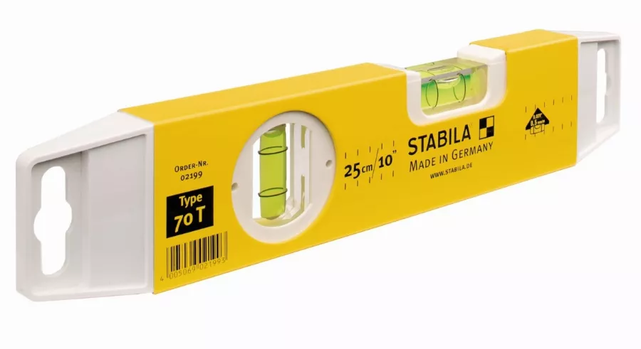 Niveau à bulle STABILA Type 70 T -  Torpedo 25cm - 2199