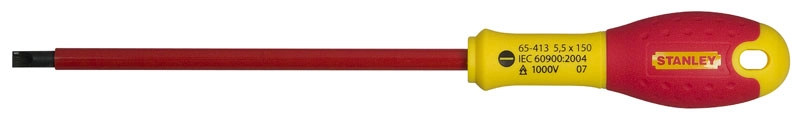 Tournevis électricien isolé 1000V Fatmax STANLEY 3.5 mm - 1-65-411