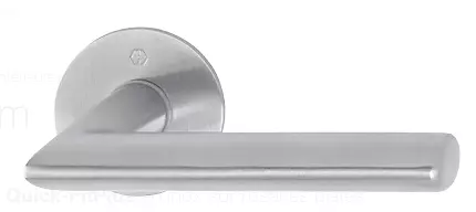 Paire de béquilles sur rosace Stockholm HOPPE 1140/42K/42KS Argent F1 - 2834181