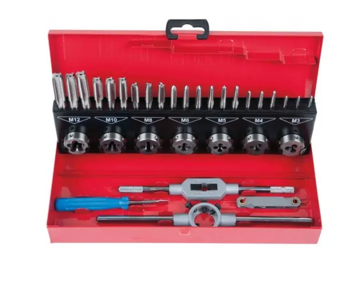 Jeux de tarauds et filières KS TOOLS - coffret de 32 pièces - 331.0632