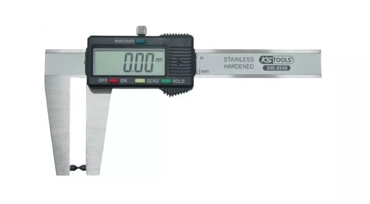 Calibre à coulisse en inox digital pour disques de frein KS TOOLS 0-60 mm - 300.0540