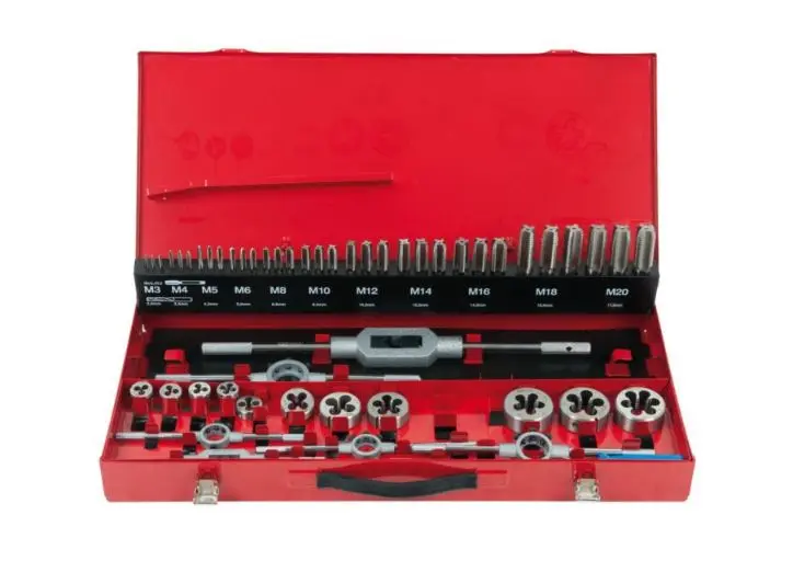 Coffret de jeux de tarauds et filières KS TOOLS - 54 pièces - 331.0654
