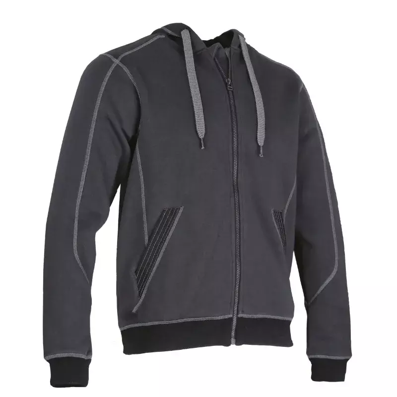 Sweat zippé à capuche LMA CHARPENTE - Taille S - 8048